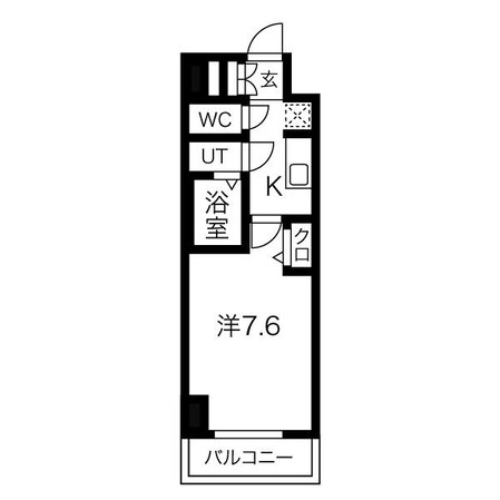 尾頭橋駅 徒歩3分 8階の物件間取画像